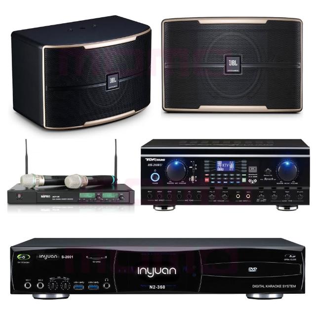 【音圓】S-2001 N2-350+TDF HK-260RU+ACT-35B+JBL Pasion 10(點歌機4TB+擴大機+無線麥克風+喇叭)