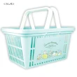 【小禮堂】Sanrio大集合 塑膠置物瀝水提籃 - 綠睡衣款(平輸品)