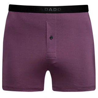 【Mr. DADADO】黑標系列 M-3L寬鬆四角男內褲 超細纖維-GK9234UK(紫)