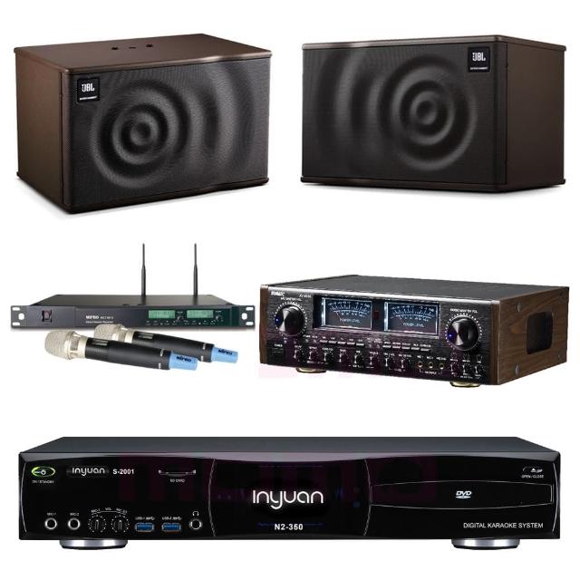 【音圓】S-2001 N2-350+SUGAR AV-8800+ACT-65II+JBL MK10(點歌機4TB+擴大機+無線麥克風+喇叭)
