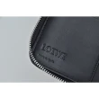 【LOEWE 羅威】Puzzle經典縫線設計滑面牛皮拉鍊長夾(黑)