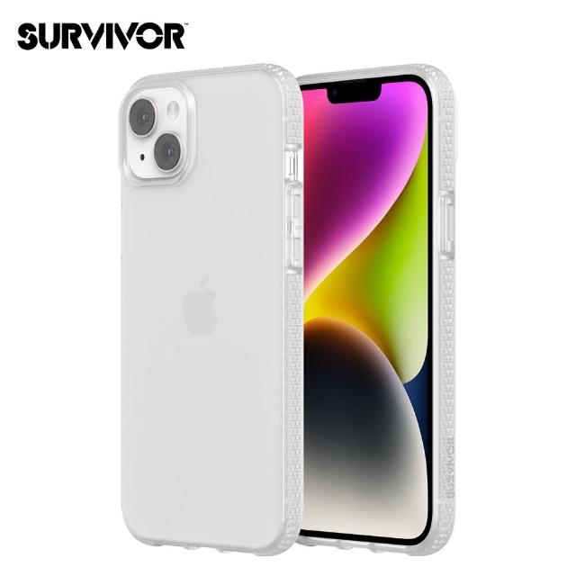 【Griffin】iPhone 15 /14 Plus 6.7吋 Survivor Clear 軍規防摔保護殼 透明(iPhone 15/14 保護殼)