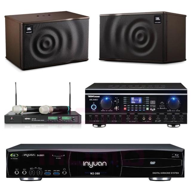 【音圓】S-2001 N2-350+TDF HK-260RU+ACT-35B+JBL MK08(點歌機4TB+擴大機+無線麥克風+喇叭)