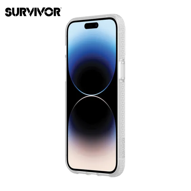 【Griffin】iPhone 14 Pro Max 6.7吋 Survivor Clear 軍規防摔保護殼 透明(iPhone 14 保護殼)