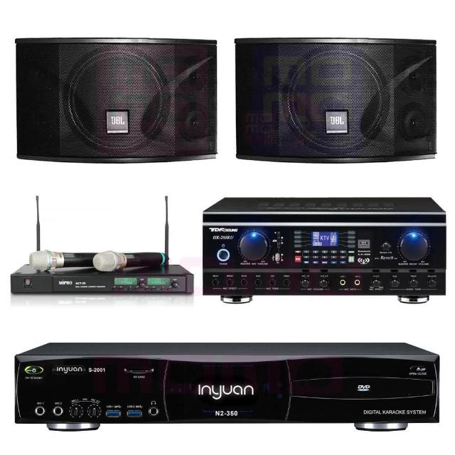 【音圓】S-2001 N2-350+TDF HK-260RU+ACT-35B+JBL Ki110(點歌機4TB+擴大機+無線麥克風+喇叭)