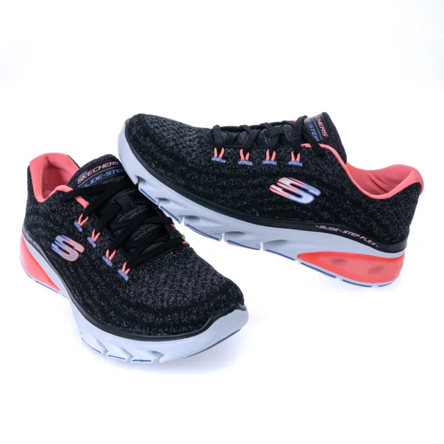 【SKECHERS】女鞋 運動系列 GLIDE-STEP FLEX AIR(149972BKMT)