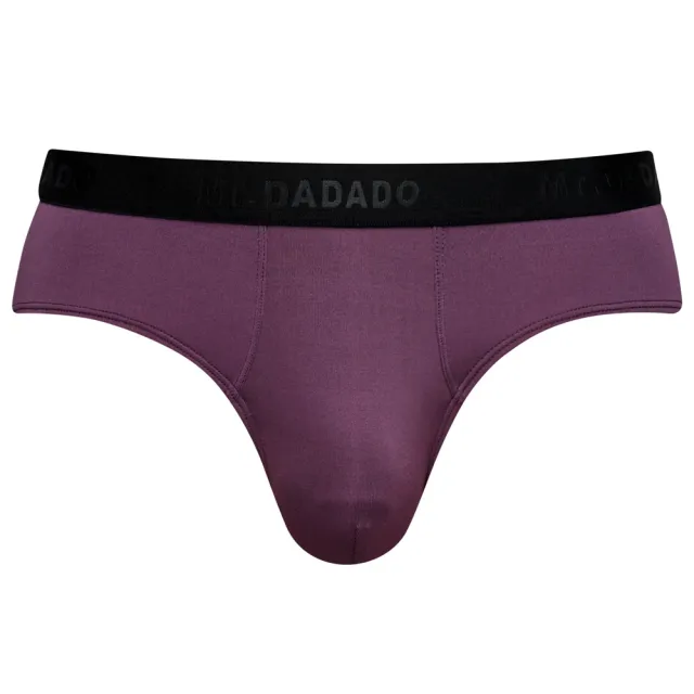 【Mr. DADADO】黑標系列 M-LL貼身三角男內褲 超細纖維-GK3234UK(紫)