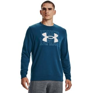 【UNDER ARMOUR】UA 男 RIVAL Terry長袖T-Shirt(暗海軍藍)