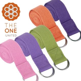 【The One】純棉瑜珈輔助拉力帶/瑜珈繩/伸展帶(六色任選)