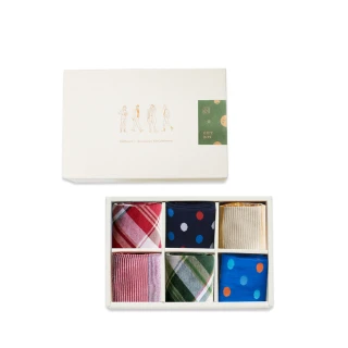【ORINGO 林果良品】聖誕繽紛紳士襪禮盒(台灣製造紳士襪禮盒)