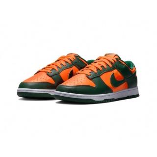 【NIKE 耐吉】Nike Dunk Low Retro Miami Hurricanes 邁阿密 綠橘 休閒鞋 男鞋 DD1391-300