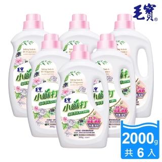 【毛寶】小蘇打晶球香氛 洗衣液體皂-防黴淨味(2000gX6入)