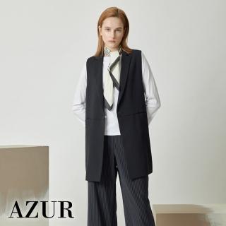 【azur】v領晚宴長版西裝背心