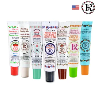 【Smiths Rosebud】美國原裝玫瑰花蕾膏護唇膏14.2g軟管任選1入(玫瑰/草莓/摩卡/野莓/薄荷/橙香/絢麗果香)