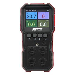 【Life工具】四用氣體探測器 偵測器 氧氣探測 一氧化碳探測 空氣探測 可燃氣體檢測 氣體偵測器(130-GD4S)