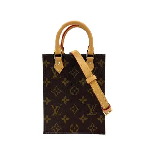 【Louis Vuitton 路易威登】Petit Sac Plat 手提斜背二用琴譜包(M81295-咖)