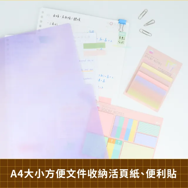 【sun-star】Miorin Study Time L型A4三夾層封口資料夾(4款可選/L夾/文件夾/資料夾)
