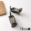 【HERA 赫拉】水鑽雙面字母黑色香蕉夾 L111081610(香蕉夾)