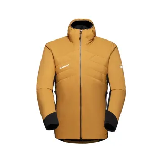 【Mammut 長毛象】Rime Light IN Flex Hooded Jacket 輕量機能化纖連帽外套 獵豹褐 男款 #1013-02150