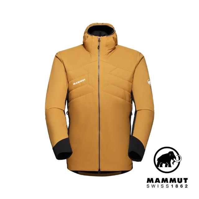 【Mammut 長毛象官方直營】Rime Light IN Flex Hooded  輕量機能化纖連帽外套 獵豹褐 男款 #1013-02150