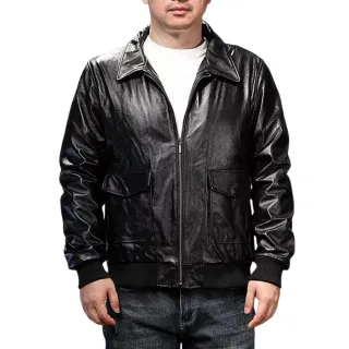 【巴黎精品】現貨+預購 真皮皮衣牛皮夾克(A1飛行夾克短款男外套p1ay2)