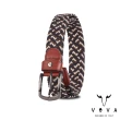 【VOVA】台灣總代理 休閒型男牛皮編織穿針皮帶-三色(VA011-005)