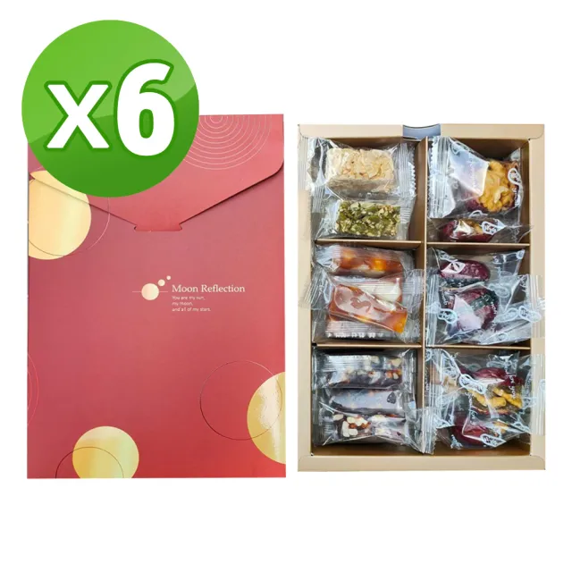 【品鮮生活】2023金滿福禮盒x6盒組(紅棗類+太妃糖+酥糖類)