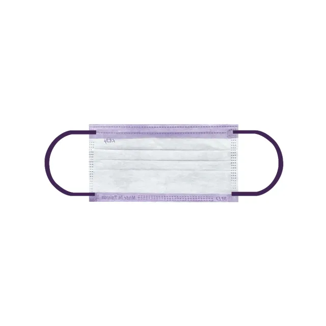 【宏瑋】一般醫療口罩未滅菌-滿版系列-紫薯芋泥 50入/盒(台灣製造 雙鋼印)