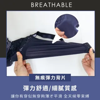 【尚芭蒂】3件組 大罩杯軟鋼圈內衣B-E全包覆紓壓無痕蕾絲內衣/B.C.D.E罩