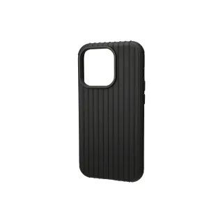 【Gramas】iPhone 14 Pro 6.1吋 Rib 軍規防摔經典手機殼(紳士黑)