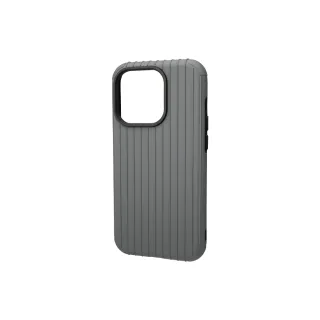 【Gramas】iPhone 14 Pro 6.1吋 Rib 軍規防摔經典手機殼(石墨灰)
