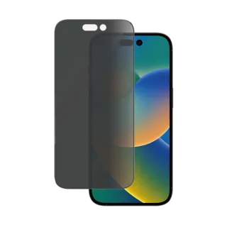 【PanzerGlass】iPhone 14 Pro 6.1吋 2.5D 耐衝擊高透鋼化防窺玻璃保護貼(黑)