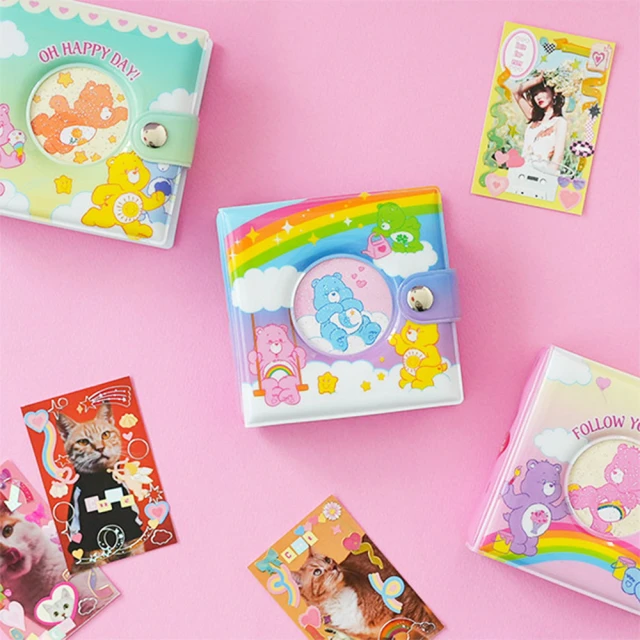 Care Bears 彩虹熊 2入 小卡收集冊 相簿(禮物 咕卡 卡冊)