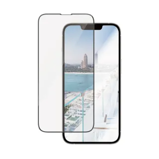 【PanzerGlass】iPhone 14/13/13 Pro/16e 6.1吋 2.5D 耐衝擊抗反射玻璃保護貼(黑)