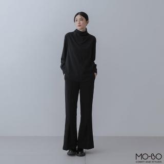 【MO-BO】優質時尚半高垂墜領上衣(上衣)