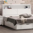 【文創集】奈瑪莎法式白5尺雙人床頭箱(不含床底＋不含床墊)