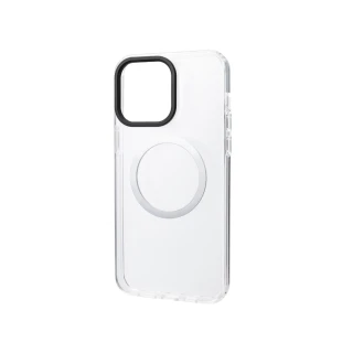 【Gramas】iPhone 14 Pro Max 6.7吋 Rim-ix 強磁吸軍規 透明防摔手機殼(支援MagSafe)