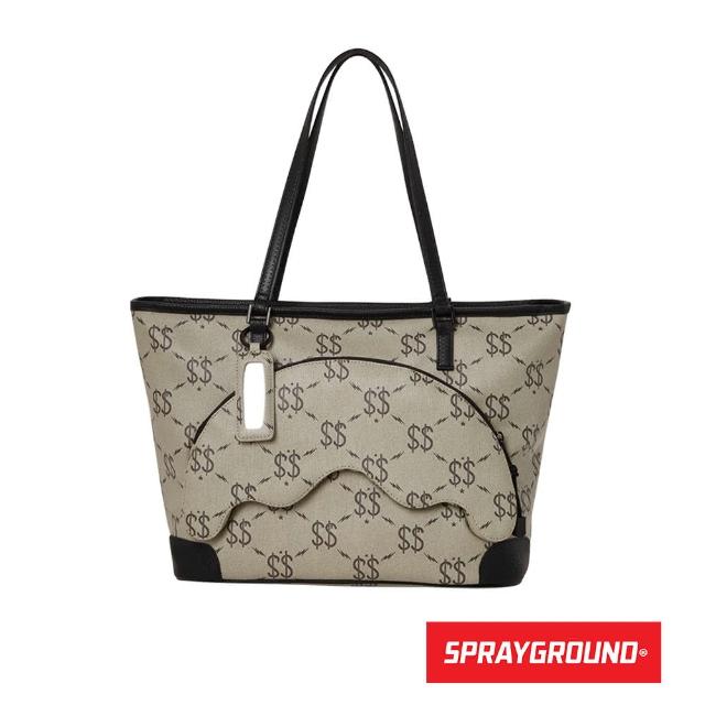 【SPRAYGROUND】THE GETAWAY TOTE 雙倍美金托特包(灰色)