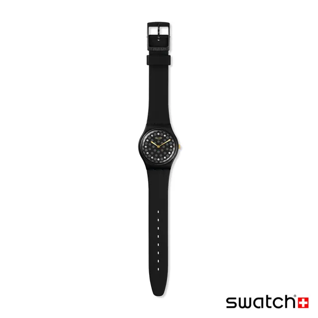 【SWATCH】Gent 原創系列手錶 SPARKLE NIGHT 深夜派對 男錶 女錶 瑞士錶 錶(34mm)