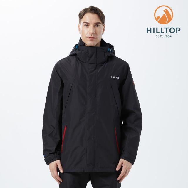 【Hilltop 山頂鳥】Multifaceted GORE-TEX 2L 男款防水透氣外套 PH22XMZ9 黑