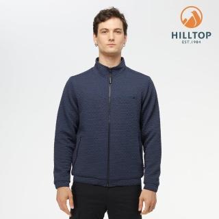 【Hilltop 山頂鳥】男款POLYGIENE抗菌吸濕快乾保暖雙面穿夾克H24MK4藍