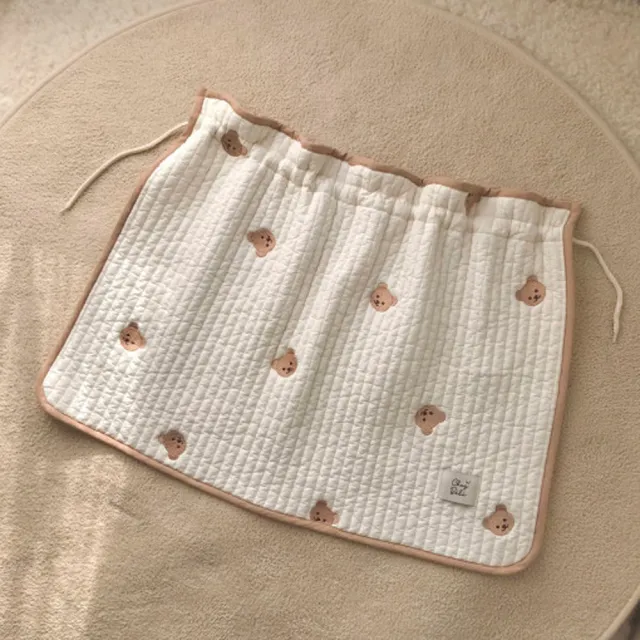 【Chezbebe】經典小熊刺繡汽車遮陽簾(汽車遮陽簾)