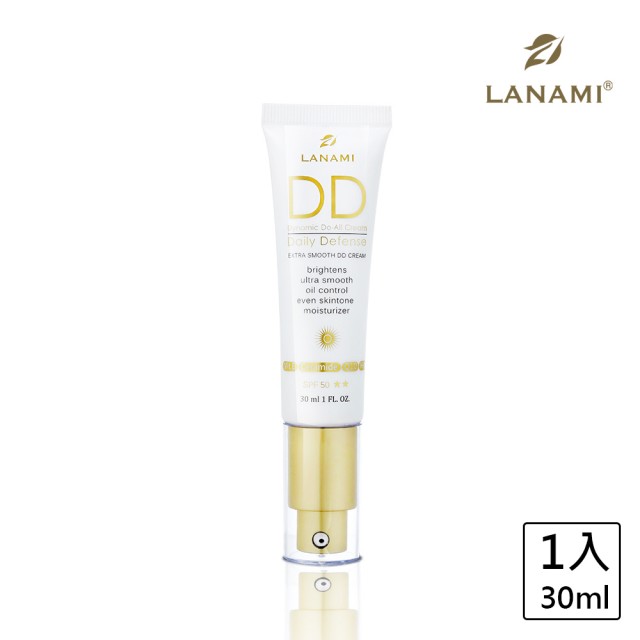 【LANAMI】瓷肌粉漾DD防曬隔離霜SPF50★★(30ml)