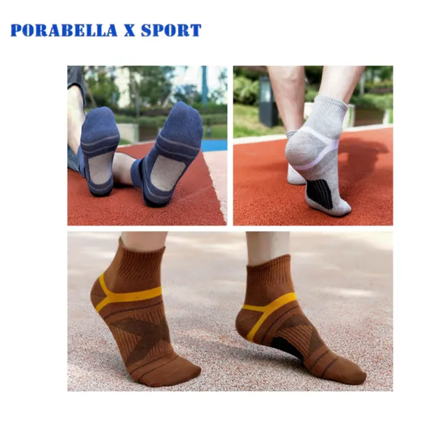 【Porabella】任選三雙 男襪 撞色 中筒襪男 襪子男 男生襪子 中筒襪 運動襪 運動襪子 跑步襪SPORT SOCKS