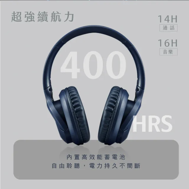 【KINYO】無線藍牙可調式頭戴耳機(可90度折疊收納 BTE-3860)
