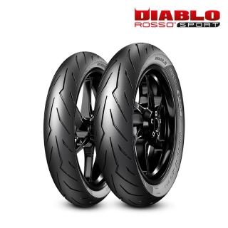 【PIRELLI 倍耐力】DIABLO ROSSO SPORT輕檔車專用-運動型 17吋(100/80-17 52S 紅惡魔 SPORT)
