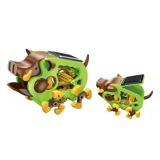 【寶工科學玩具】太陽能野豬加不鏽鋼斜口鉗套組(科學玩具/DIY玩具/教育玩具/科學教具)
