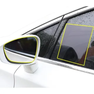 【一朵花汽車百貨】『獨家滿版專車專用』 後照鏡防水膜 專用雨膜+側窗 福特 FOCUS 車型專用