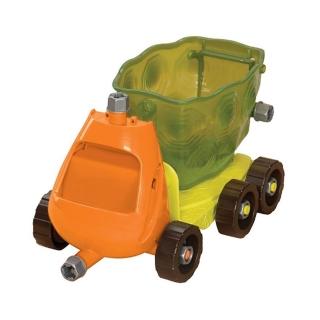 【B.Toys】載卡多翻鬥車(拼卡車 玩具車)