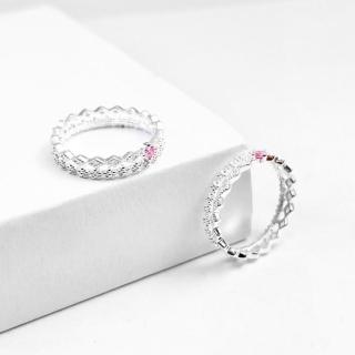 【Niloe】公主皇冠 指耀華麗尾戒系列-女款創新設計(925純銀、可做尾戒、對戒)